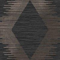 Superfresco Easy Serenity Geo Black & Rose Gold Wallpaper - 10m x 52cm