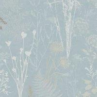 Superfresco Easy Organics Duck Egg Wallpaper - 10m x 52cm