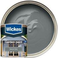 Wickes Garden Colour Matt Wood Treatment - Natural Slate - 1L