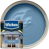 Wickes Garden Colour Matt Wood Treatment - Dragonfly Blue - 1L