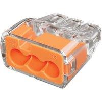 IDEAL Industries 30-1033 3 Port Push-In Connector - Pack of 100