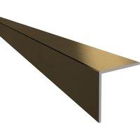 Rothley Multi-Purpose Angle Equal Sided Antique Brass Aluminium 25mm x 25mm x 2000mm x 1.5mm