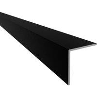 Rothley Multi-Purpose Angle Equal Sided Matt Black Aluminium 15mm x 15mm x 2000mm x 1mm
