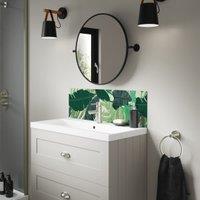 Mermaid Lush Bermuda Blue Alloy Bathroom Splashback - 800 x 250mm