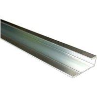 Mermaid Alloy Edge Profile 800mm - Polished Silver
