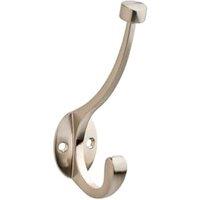 Wickes Pill Top Hat & Coat Hook - Satin Nickel