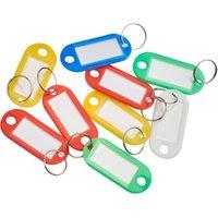 Keytags Assorted Colours - Pack of 9