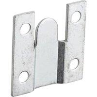Medium Zinc Plated Flush Mount - Pack of 4