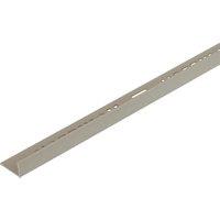 Homelux 10mm Sandstone Metal Straight Edge Tile Trim - 2.5m