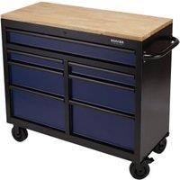BUNKER Blue 7 Drawer Workbench Roller Tool Cabinet - 41in