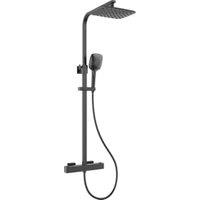 Wickes Supremo Thermostatic Mixer Shower - Matt Black