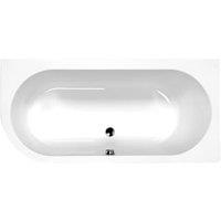 Carron Status Single Ended No Tap Hole LH Bath with Front Bath Panel - 1600 x 725mm