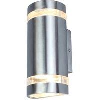 Lutec Focus Up & Down Wall Light - Stainless Steel