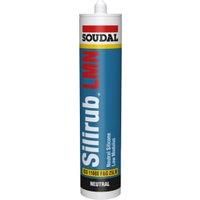 Soudal Silirub LMN Frame White Silicone Sealant - 300ml