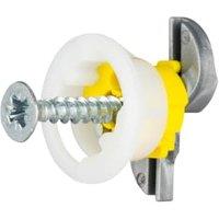 Gripit Stud Wall Yellow Anchor Plasterboard Fixings - 15mm - Pack of 8