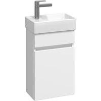 Abacus Concept Matt White Compact S1 Vanity Unit & LH Basin - 360mm