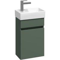 Abacus Concept Matt Green Compact S1 Vanity Unit & LH Basin - 360mm