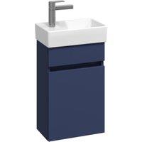 Abacus Concept Matt Blue Compact S1 Vanity Unit & LH Basin - 360mm