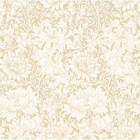 Hoopla Chrysanthemum Flax Matt Wallpaper - 10m