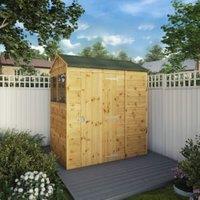 Mercia 6 x 4ft Shiplap Reverse Apex Shed with Assembly