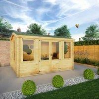 Mercia 4 x 3m Reverse Apex 19mm Log Cabin with Assembly