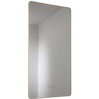 Abode Mayar Brushed Brass Tablet LED Bathroom Mirror - 900 x 450mm