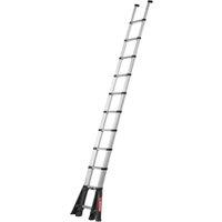 Telesteps Prime Line 3.5m Aluminium Telescopic Ladder with Deployable Stabilisers- Max Height 4.3m