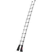 Telesteps Prime Line 4.1m Aluminium Telescopic Ladder with Stabilisers - Max Height 4.9m