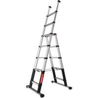Telesteps 2.3m Aluminium Telescopic Combi Line Ladder - Max Height 3.1m
