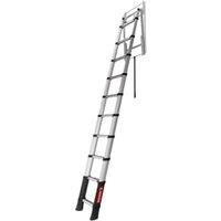 Telesteps Maxi 10 Tread Aluminium Loft Ladder - Max Height 2.8m