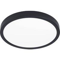 Eglo Fueva 5 1-Light LED Circular Ceiling Light - Black