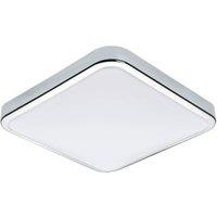 Eglo Manilva 1 LED Square Wall Light - White / Chrome