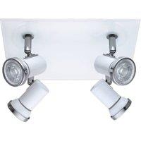 Eglo Tamara 1 LED Square 4-Light Spotlight - White