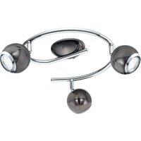 Eglo Bimeda LED Ceiling Light - Nickel / Chrome
