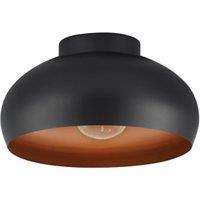 Eglo Mogano 2 Ceiling Light - Black / Copper
