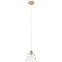 Eglo Copley 1-Light Single Pendant - Clear / Gold