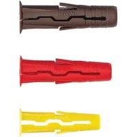 Rawlplug UNO Universal Wall Plug Multi Pack - Pack of 144