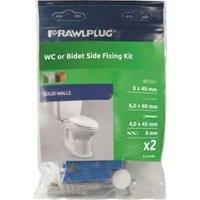 Rawplug WC/Bidet Side Fixing Kit