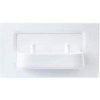 Proofvision In-Wall White Dual Electric Toothbrush Charger - White