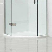 Roman 40mm Neo Angle Left Hand Slip Resistant Shower Tray with 90mm Fast Flow Waste - 1200 x 900mm
