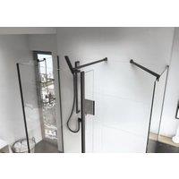 Roman Haven Select Black Side Panel Brace Kit for use with Straight & 45 Square Black Brace Kit