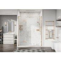 Roman Liberty 8mm Brushed Brass 2 In-line Panels Only for Recess Fitting - 515mm