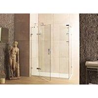 Roman Liberty 8mm Nickel 2 In-line Panels Only for Side Panel Fitting - 715mm
