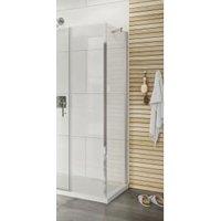 Roman Innov8 8mm Chrome Side Panel Only for 2 In-line Panels - 900mm