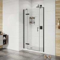 Roman Innov8 8mm Black Hinge Door Only for 2 In-line Panels & Recess Fitting - 680mm