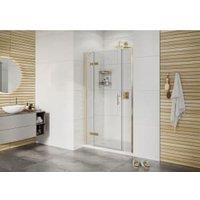 Roman Innov8 8mm Brushed Brass 2 In-line Panels for Recess Fitting - 920mm