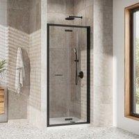 Roman Innov8 8mm Black Framed Bi-Fold Door Only - 800mm