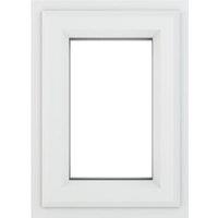 Crystal uPVC White Top Hung Clear Triple Glazed Window - 440 x 610mm