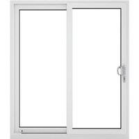 Crystal uPVC White Right to Left Clear Double Glazed Sliding Patio Door with 150mm Cill - 2090 x 2090mm
