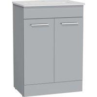 Holkham Light Grey Vanity Unit & Basin - 855 x 590mm
